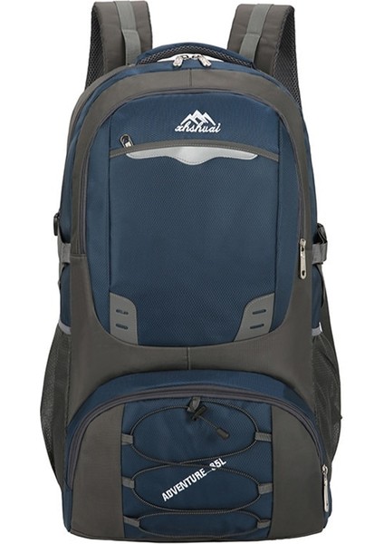 Mavi Stil 60 Litre 85L 60L 40L Erkekler Su Geçirmez Sırt Çantası Seyahat Paketi Spor Çantası Paketi Açık Dağcılık Yürüyüş Tırmanma Kamp Sırt Çantası Erkek (Yurt Dışından)