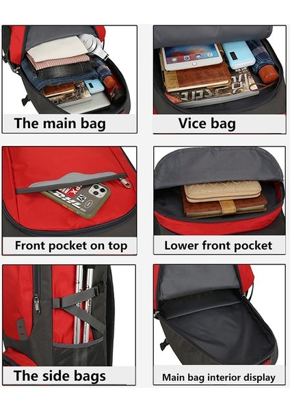 Mavi Stil 60 Litre 85L 60L 40L Erkekler Su Geçirmez Sırt Çantası Seyahat Paketi Spor Çantası Paketi Açık Dağcılık Yürüyüş Tırmanma Kamp Sırt Çantası Erkek (Yurt Dışından) fiyatları