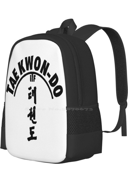 Sırt Çantası-Siyah Tarzı Tek Boyut Taekwondo Itf Çanta Sırt Çantası Erkekler Kadınlar Kızlar Için Teenage Fighters Tkd Taekwondo Dövüş Sanatları Wingtsun Kung Fu Itf Kick (Yurt Dışından) fiyatları