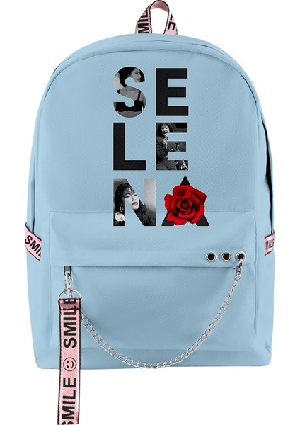 Net Stil Selena Quintanilla Sakura Kadın Sırt Çantası Erkekler Oxford Su Geçirmez Spor Sırt Çantası Genç Erkek Kız Büyük Kapasiteli Okul Çantası (Yurt Dışından) modelleri