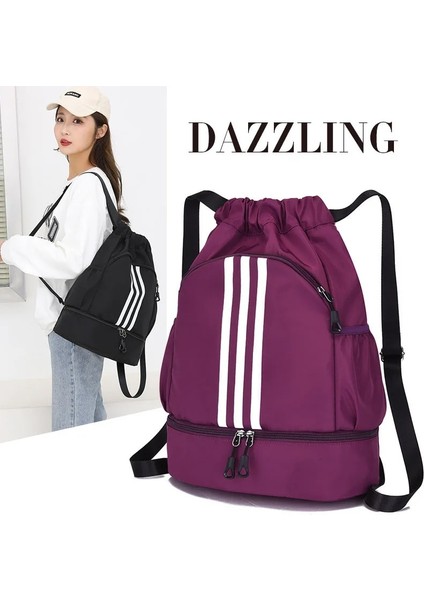 Gri Tarzı Ipli Cep Ayakkabı Çantaları Spor Salonu Spor Çantası Erkekler Için Basketbol Sırt Çantası Tırmanma Ayakkabı Cebi Kamp Kadın Seyahat Sırt Çantası (Yurt Dışından) fiyatları