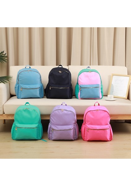 Pembe Tarzı Katı Okul Sırt Çantası Naylon Kadın Kızlar Hafif Su Geçirmez Clatudent Büyük Seyahat Çantası Çocuklar Genç Rahat Basit (Yurt Dışından) fiyatları