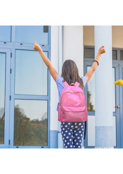 Pembe Tarzı Katı Okul Sırt Çantası Naylon Kadın Kızlar Hafif Su Geçirmez Clatudent Büyük Seyahat Çantası Çocuklar Genç Rahat Basit (Yurt Dışından) modelleri