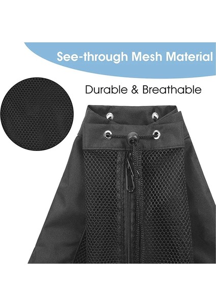 Mavi Tarzı Yüzme Çantası Örgü Çekme Halatı Sırt Çantası Spor Sırt Çantası Plaj Çift Omuz Sırt Çantası Açık Yüzme Ekipmanları Saklama Çantası (Yurt Dışından) indirimleri