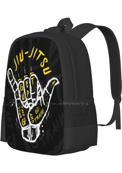 Sırt Çantası-Siyah Tarzı Tek Boyut Jiu Jitsu.trene Git!2 Sıcak Satış Sırt Çantası Moda Çantalar Bjj Jiujitsu Dövüş Sanatları Brezilya Jiu Jitsu (Yurt Dışından) fiyatları