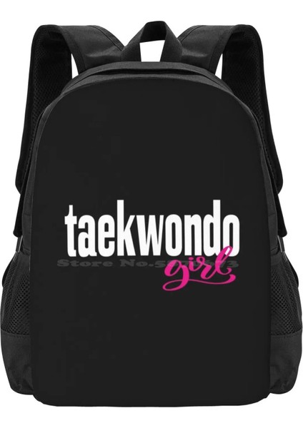 Sırt Çantası-Siyah Tarzı Tek Boyut Taekwondo Kız Yeni Gelenler Unisex Çanta Okul Çantası Sırt Çantası Tekvando Anne Tekvando Dövüş Sanatları Taekwondo Erkekler Için Taekwondo (Yurt Dışından)