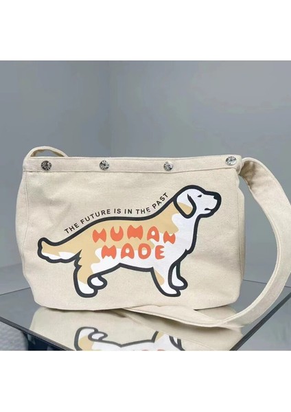 No.9 Stili Insan Yapımı Sırt Çantası Hayvan Köpek Kutup Ayısı Ördek Kaplan Baskılı Grafik Çanta Canva Erkek Kadın Bel Çantası Omuz Çantası Dört Mevsim (Yurt Dışından)