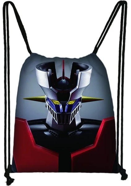 No.6 Stili Yeni Anime Mazinger Z Ipli Çanta Erkek Kız Saklama Torbaları Genç Kadın Erkek Rahat Sırt Çantası Sırt Çantası Seyahat Çantaları (Yurt Dışından) fiyatları