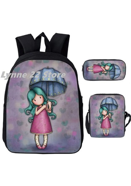 GORJUSS48 Stili Sıcak Santoro Gorjuss 3D Baskılı ve Öğrenci Okul Çantaları Dizüstü Sırt Çantası Sırt Çantası Eğimli Omuz Çantası Kalem Kutusu (Yurt Dışından) modelleri