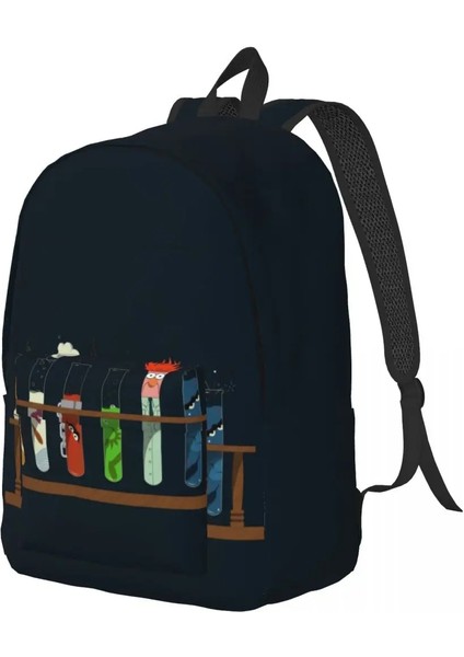 No.14 Tarzı 31X16X45CM Özelleştirilmiş Muppet Bilim Kanvas Sırt Çantaları Kadın Erkek Üniversite Okul Kimya Deney Çantaları Için Temel Sırt Çantası (Yurt Dışından) modelleri