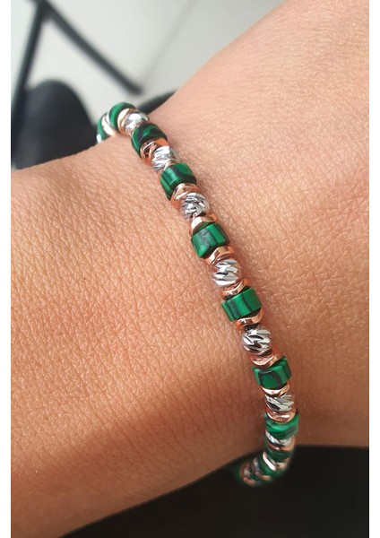 Malakit ve Hematit Taşlı El işi Tasarım doğal taş bileklik fiyatları