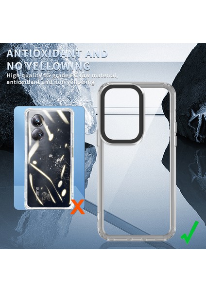 Realme 10 Pro Plus 5g Şok Emici Pc+Tpu Şeffaf Koruyucu Kapak (Yurt Dışından) fırsatları