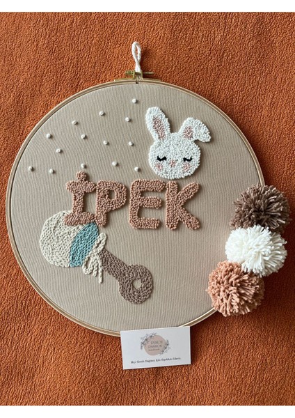 30CM- Bebek Kapı Süsü/ Hastane Odası Kapı Süsü/isimli Kapı Süsü, Isimli Duvar Panosu, Punch
