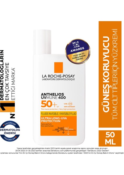 Roche Anthelios Renksiz Güneş Kremi 50 ml