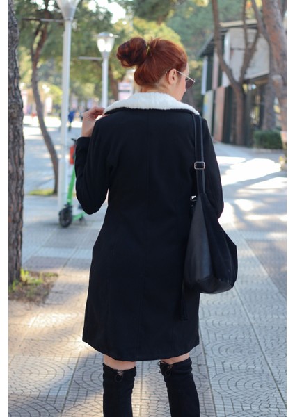 Kışlık Günlük Kaşe Kadın Kaban indirimleri