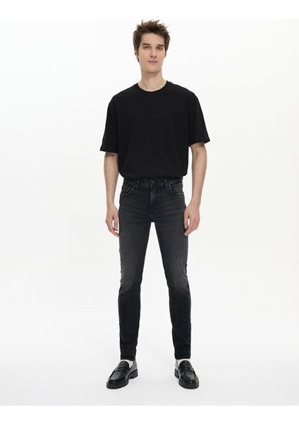 Jumy Hıroto Wash Mid Rise Super Skinny Erkek Jean Pantolon