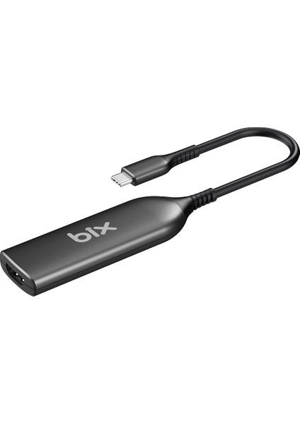 BX03HB MAX 4in1 Type-C Hub 4K@30Hz HDCP HDMI, PD Port, 2x USB, Macbook Uyumlu Çoklayıcı Adaptör