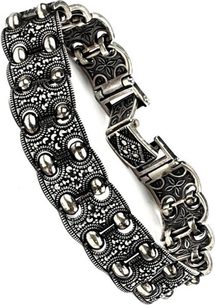 Markazit taşlı gümüş bileklik fiyatları