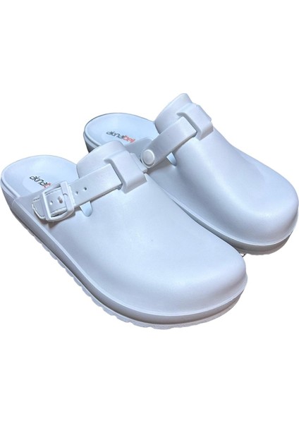 Birken Model Kadın Erkek Çocuk Doktor Aşçı Plaj Banyo ve Günlük Terlik (1 Beden Büyük Tercih Ediniz)