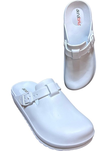 Birken Model Kadın Erkek Çocuk Doktor Aşçı Plaj Banyo ve Günlük Terlik (1 Beden Büyük Tercih Ediniz)