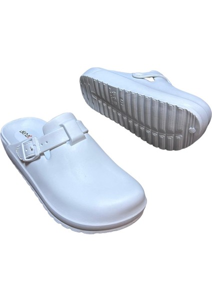 Birken Model Kadın Erkek Çocuk Doktor Aşçı Plaj Banyo ve Günlük Terlik (1 Beden Büyük Tercih Ediniz)