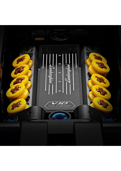 ® Technic Lamborghini Huracán Tecnica Turuncu 42196 - 9 Yaş ve Üzeri Spor Araba Sevenler için Koleksiyonluk Yaratıcı Oyuncak Model Yapım Seti (806 Parça)