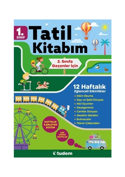 Tudem Yayınları 1. Sınıf Tatil Kitabım