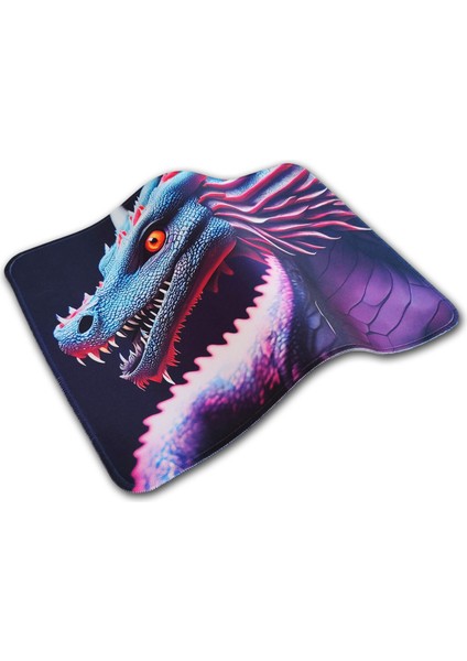 Evet Uygun 40X30CM Mouse Pad Kaymaz Kauçuk Taban Dikişli Gaming Oyuncu Mousepad Ejderha