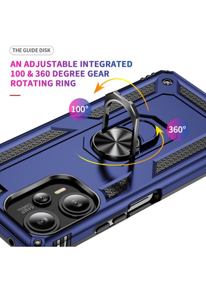 Xiaomi Poco F5 Kılıf Vega Yüzüklü Standlı Tank Kapak fiyatları