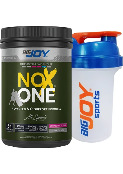 Bigjoy Sports Noxone Pre-Workout Orman Meyveli 442G 34 Servis Pre- Intra Workout (Antrenman Öncesi) Preworkout