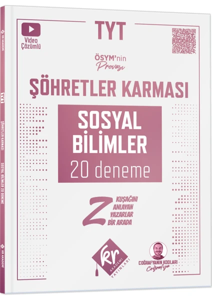 Kr Akademi Yayınları TYT Şöhretler Karması Sosyal Bilimler 20 Deneme