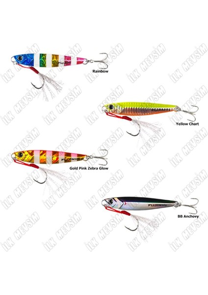 Jig-X 8,3cm 40GR Shore Jigging Jig Yem modelleri