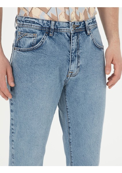 Pierre Cardin Erkek Açık Mavi Jean Pantolon 50285120-Vr095