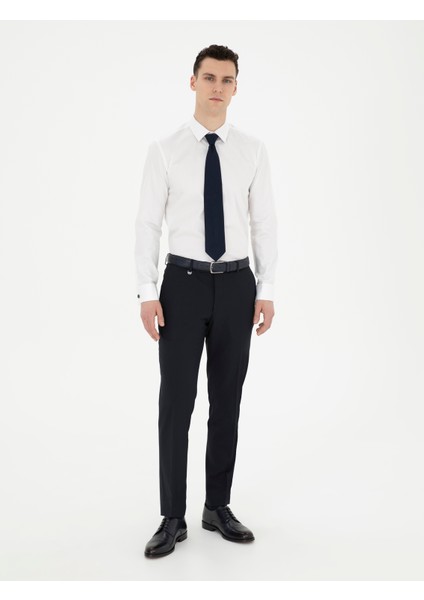Erkek Lacivert Slim Fit Kumaş Pantolon 50294754-Vr033 modelleri