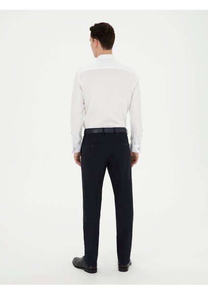Erkek Lacivert Slim Fit Kumaş Pantolon 50294754-Vr033 fırsatları