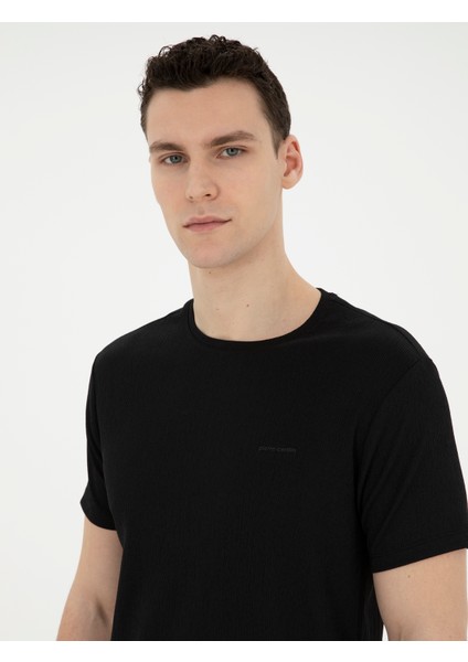 Erkek Siyah Slim Fit Tişört 50288914-VR046 fiyatları