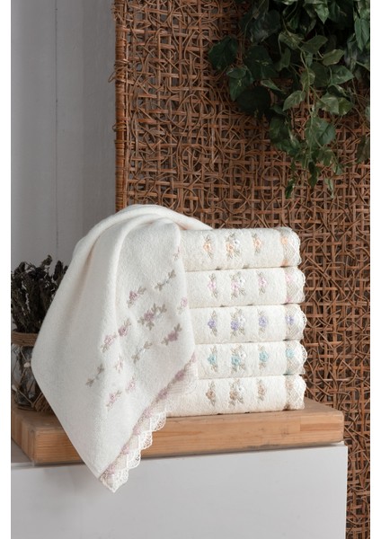 Nehir Bukle Nakışlı 12'li Havlu 50X30 modelleri