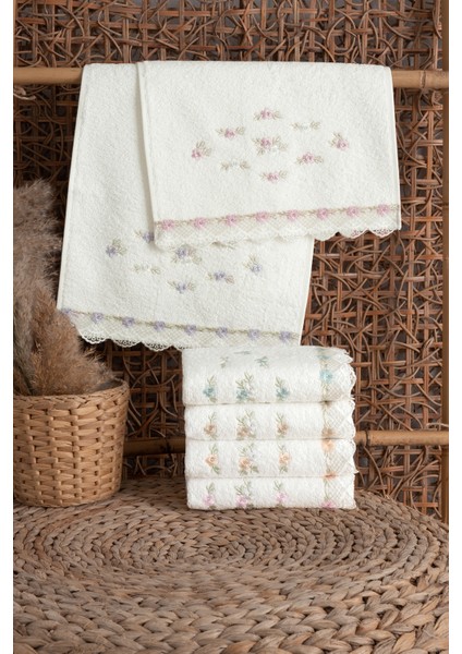 Nehir Bukle Nakışlı 12'li Havlu 50X30 fırsatları