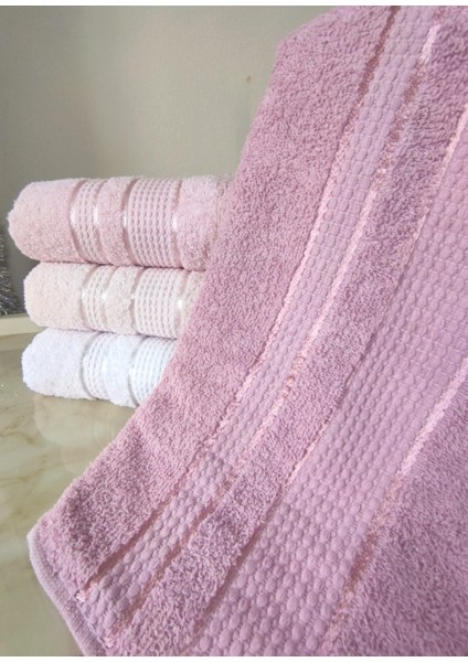 50X85 Fluffy 100% Pamuk Havlu Seti 4'lü indirimleri