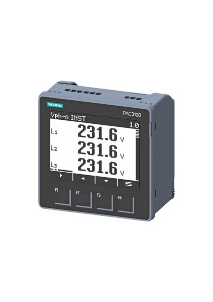 7KM3120-1BA01-1EA0 Enerji Analizörü PAC3120 LCD 96X96 mm