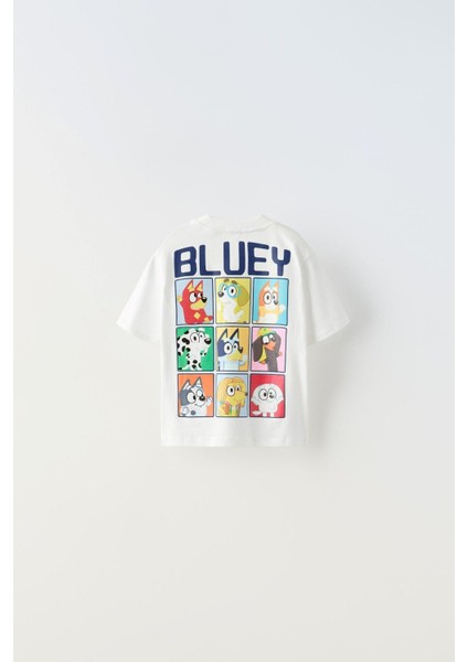 Bluey T-Shirt Erkek Çocuklar İçin Oyunbaz Tasarım Yumuşak Pamuk Uzun Kol fiyatları