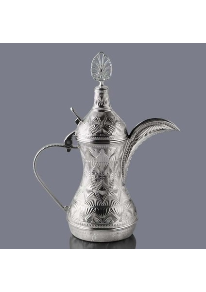 Ahsen Metal Döküm Gümüş Renk Dekoratif Kahve Demliği fiyatları