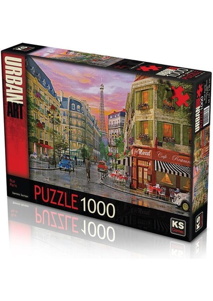 KS Games Puzzle Urban Art (Rue PARIS)1000 Parça