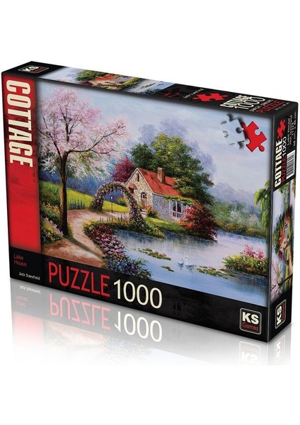 KS Games Puzzle Cottage (Lake HOUSE)1000 Parça