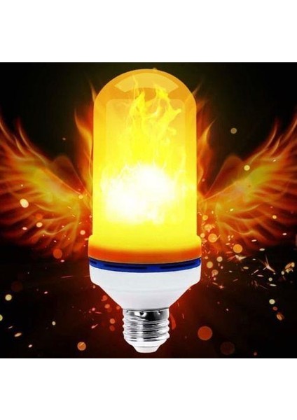 LED Alev Ampul Amber 5W