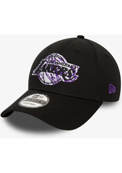 New Era Los Angeles Lakers Siyah Şapka.-