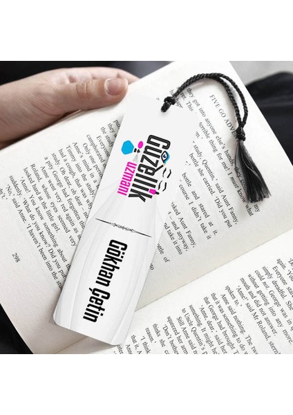 Isme Özel Güzellik Uzmanı Kitap Ayracı