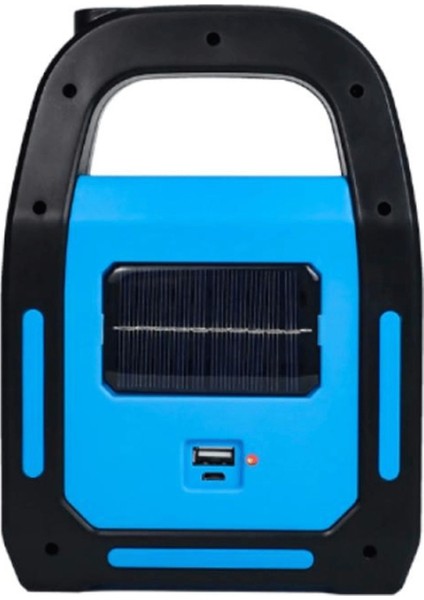 Solar El Feneri USB Şarjlı