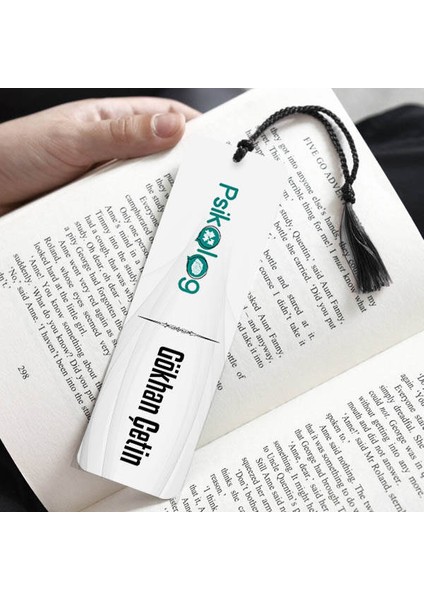 Isme Özel Psikolog Kitap Ayracı