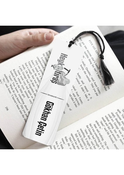 Isme Özel Heykeltıraş Kitap Ayracı